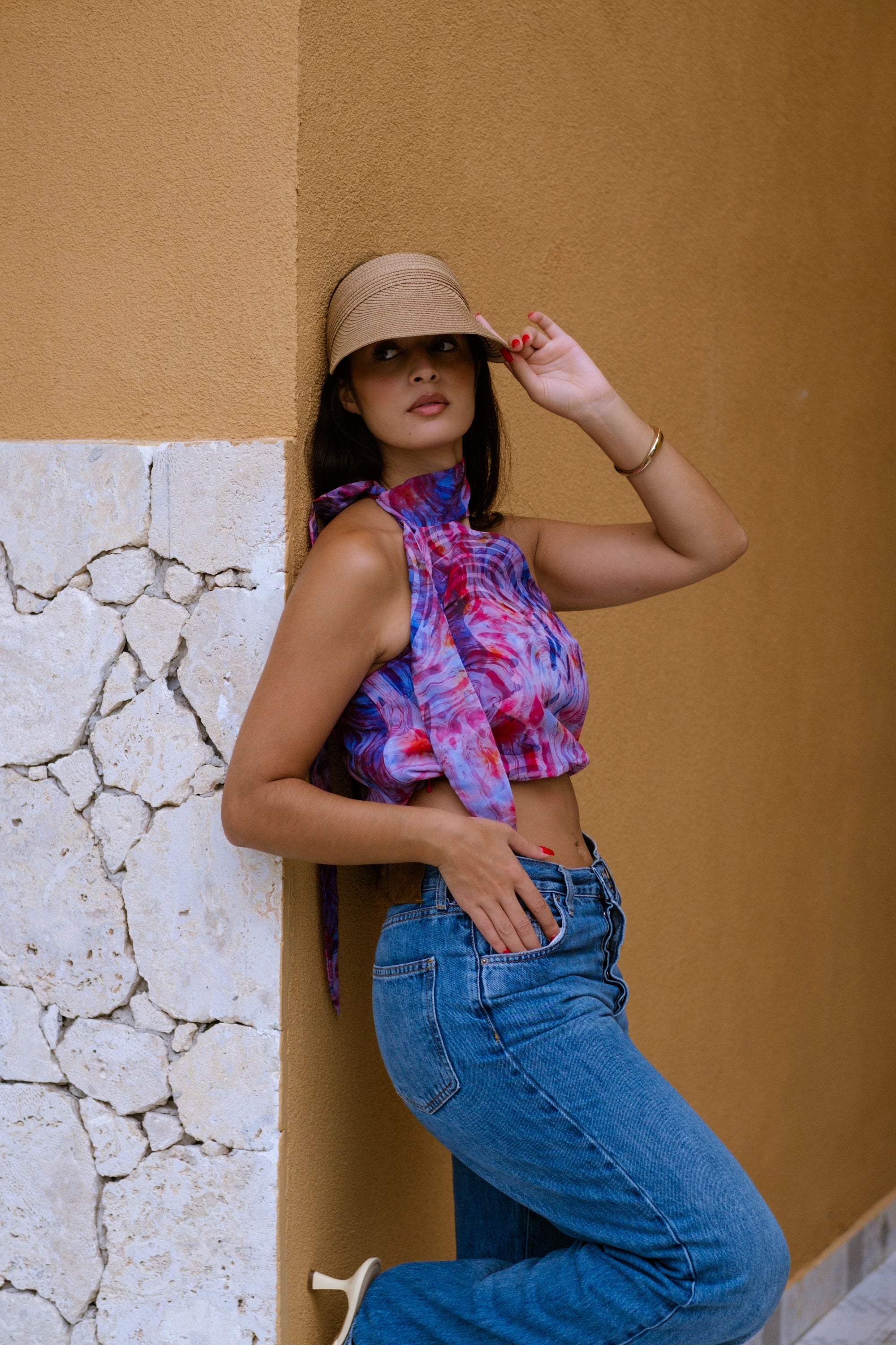 Zola Straw Visor