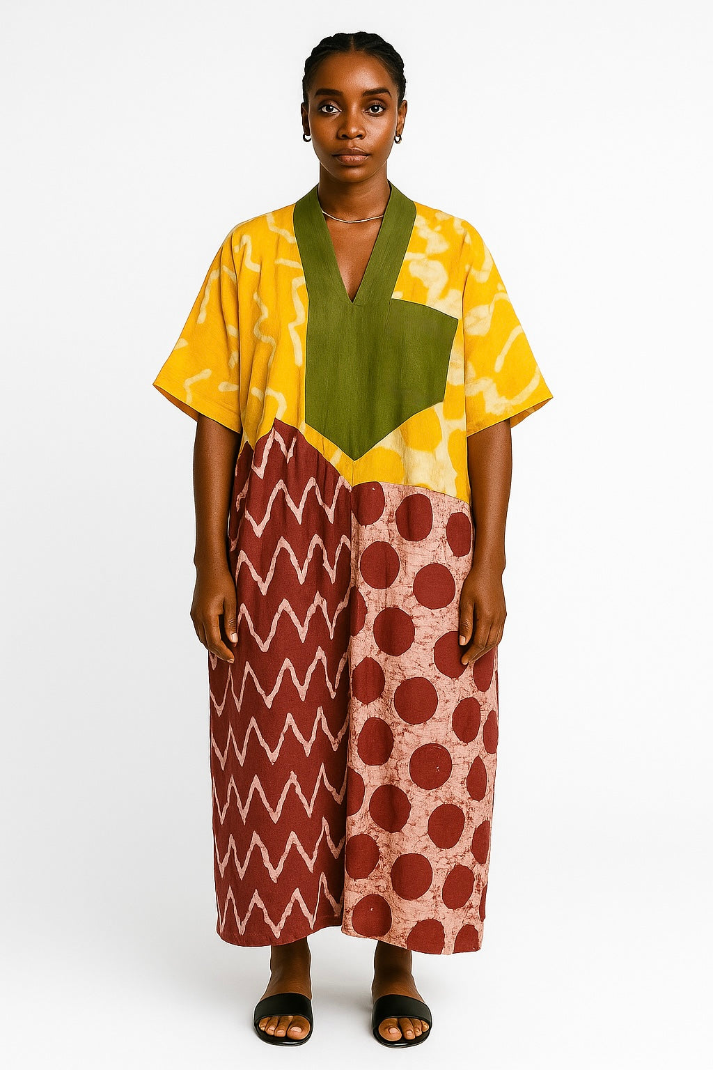 The Kaduna Solstice Kaftan – Golden Ember