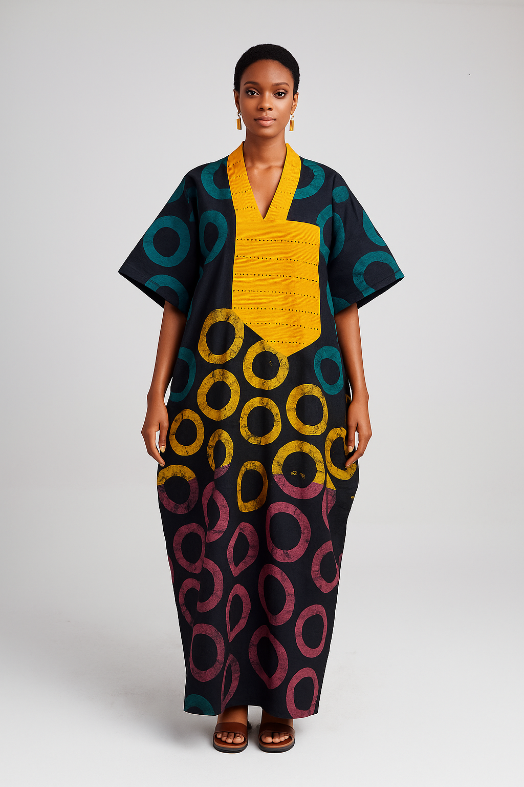 The Lagos Orbit Kaftan – Celestial Harmony