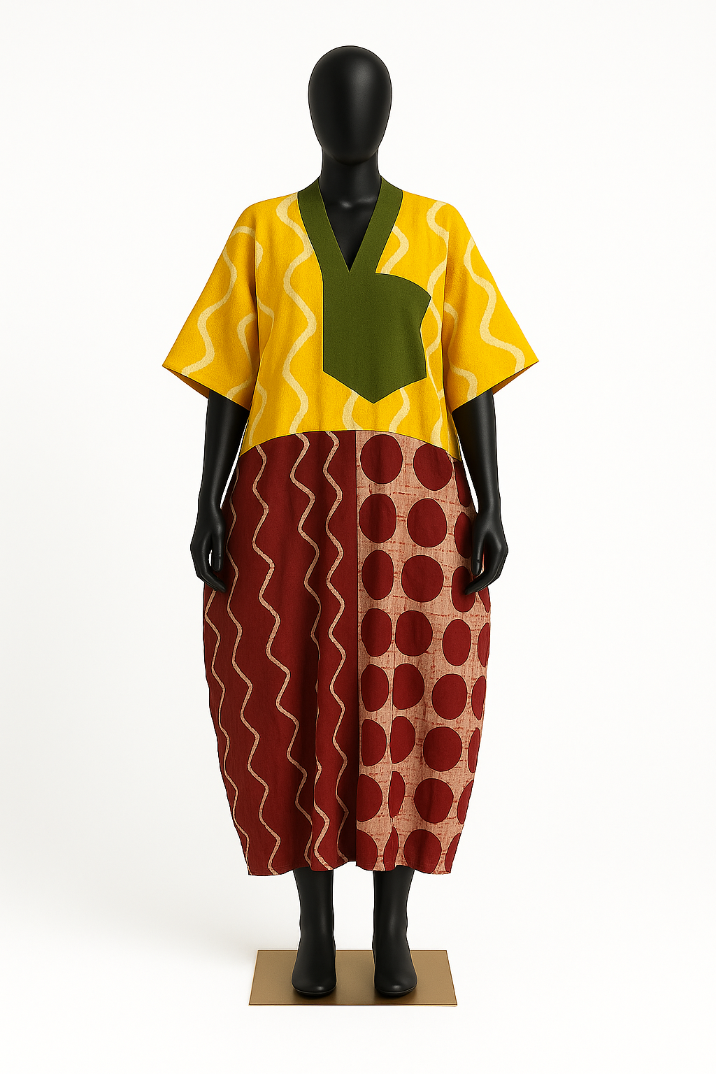 The Kaduna Solstice Kaftan – Golden Ember