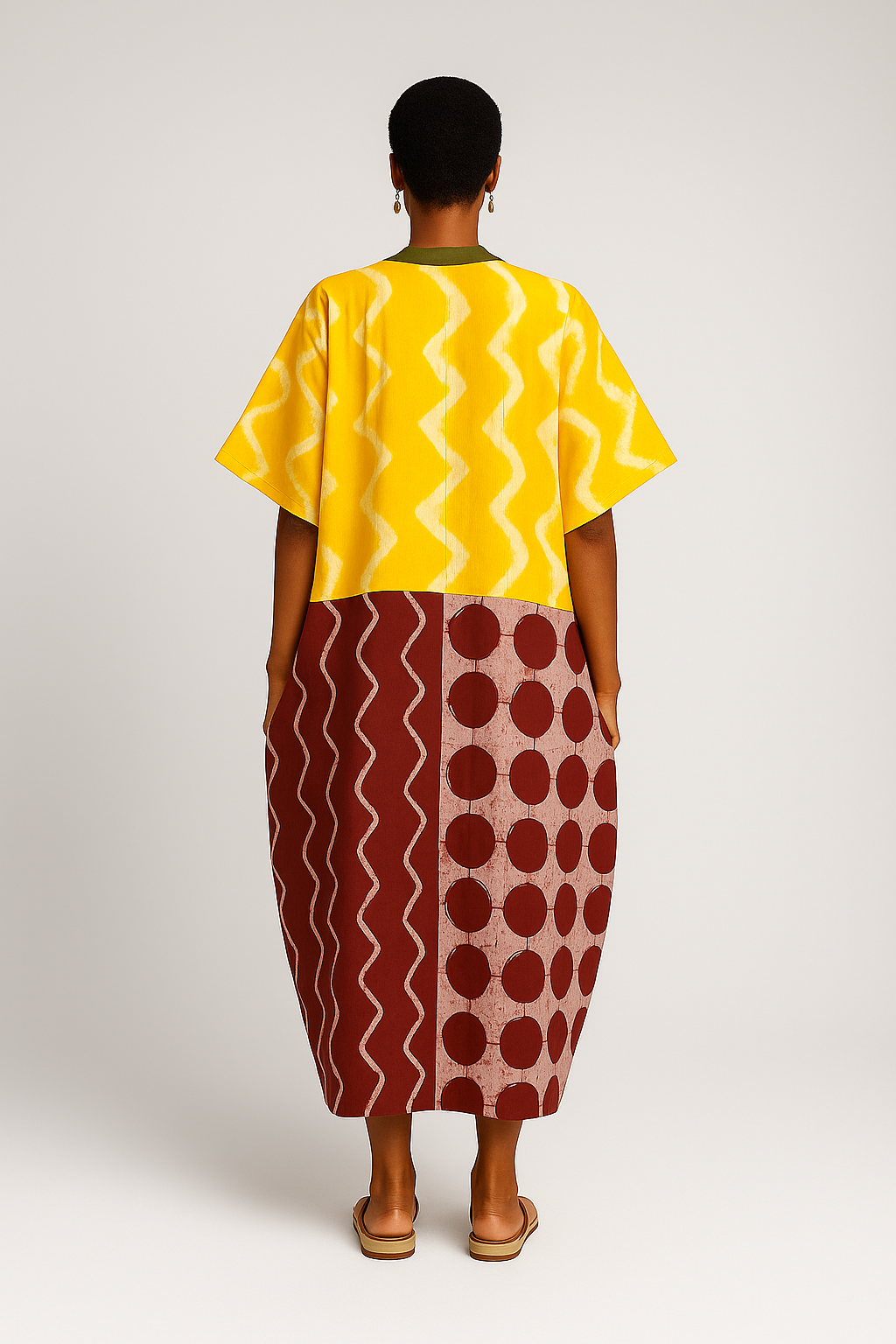 The Kaduna Solstice Kaftan – Golden Ember