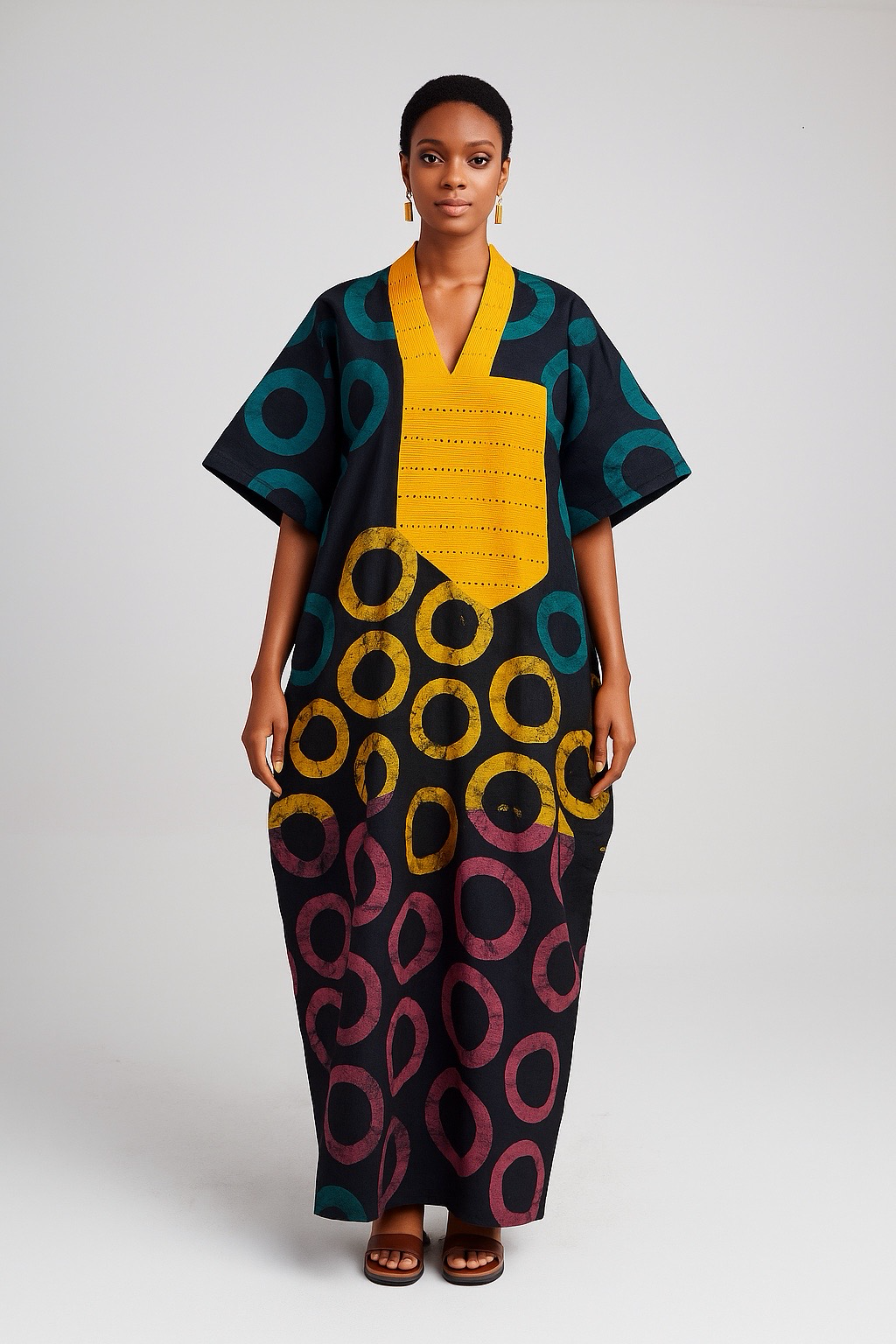 The Lagos Orbit Kaftan – Celestial Harmony